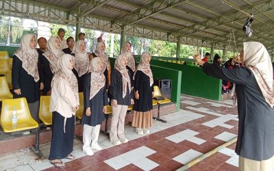 Paduana MTsN 4 Cirebon Matangkan Persiapan Jelang Upacara HAB ke-80 Kemenag Kab. Cirebon